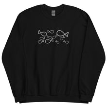 Load image into Gallery viewer, COMME des POISSONS Unisex Sweatshirt (White Embroidery)
