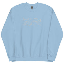 Load image into Gallery viewer, COMME des POISSONS Unisex Sweatshirt (White Embroidery)
