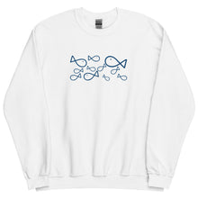 Load image into Gallery viewer, COMME des POISSONS Unisex Sweatshirt (Royal Blue embroidery)

