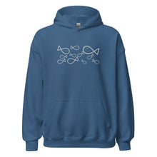Load image into Gallery viewer, COMME des POISSONS Unisex Hoodie (White Embroidery)
