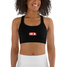 Load image into Gallery viewer, RED LOGO SPORTS BRA
