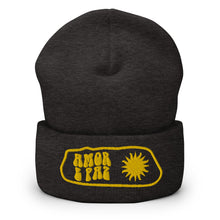Load image into Gallery viewer, YELLOW LOGO CUFFED BEANIE
