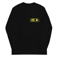 Load image into Gallery viewer, YELLOW LOGO UNISEX LONGSLEEVE T-SHIRT
