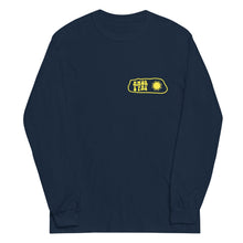 Load image into Gallery viewer, YELLOW LOGO UNISEX LONGSLEEVE T-SHIRT
