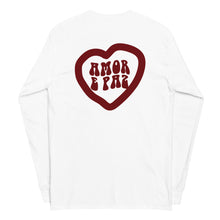 Load image into Gallery viewer, Maroon Heart Unisex Long Sleeve Shirt
