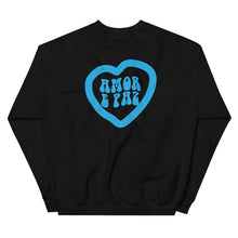Load image into Gallery viewer, Sky Blue Heart Unisex Sweatshirt
