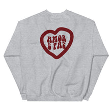 Load image into Gallery viewer, Maroon Heart Unisex Sweatshirt
