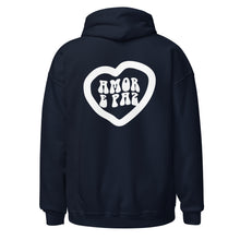 Load image into Gallery viewer, White Heart Unisex Hoodie
