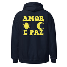 Load image into Gallery viewer, BOM DIA, BOA NOITE (YELLOW) UNISEX HOODIE
