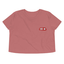 Load image into Gallery viewer, RED LOGO CROP TOP
